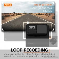Nová značková kamera do auta 70mai s GPS modulem. - 10