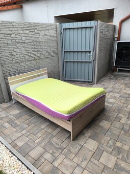 Prodám postel + Matrací 120cm x 200cm - 10