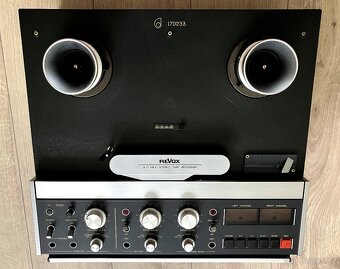 AUDIOFILSKÝ DVOUSTOPÝ VYSOKORYCHLOTNÍ REVOX B77 Mk II CCIR - 10