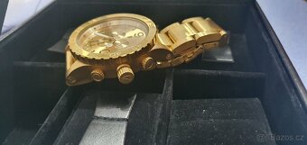 Nixon Zlaté hodinky aj strieborne veľká nad 5cm priemer - 10
