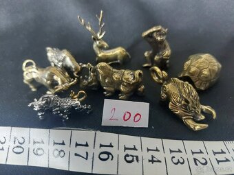 Kovové miniatury, figurky zvířat - 10