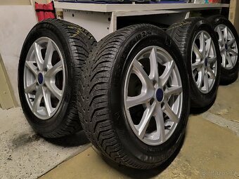 Alu kola FORD Fiesta 4x108 r15 Originál,zim.pneu94%+čidla - 10