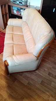 Kožená sedací souprava - sestava 3 částí - 10