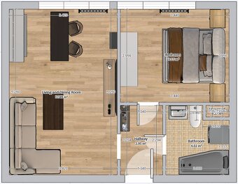 Prodej bytu Hlučín 2kk 36m2 - osobní vlastnictví - 10
