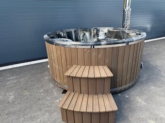 Koupací sud, vířivka, 225cm, hydro a aero masáže System - 10
