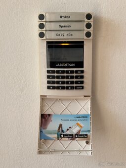 Elektronický zabezpečovací systém Jablotron - 10