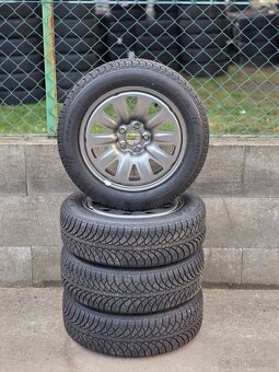 185/60 R15 Zimní kola Škoda Fabia III Antracit 5x100 - 10