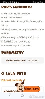 Nová taška na psa O'lala Pets - 10