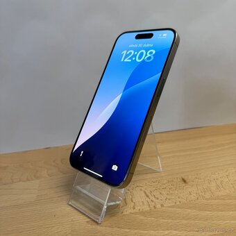 iPhone 15 Pro 256GB, nature, 100% baterie, eSIM (rok záruka) - 10