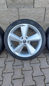 Alu kola 5x112 r18 originál Škoda Octavia III - 10