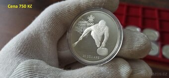 Kanada stříbrné 20 Dollars OH Calgary 1988. - 10