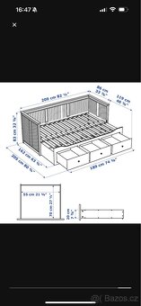 Rozkládací postel IKEA Hemnes - 10