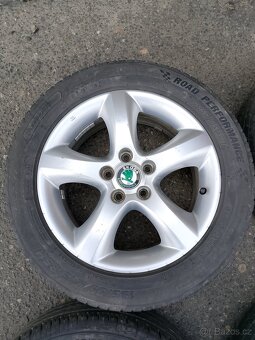 Originál Škoda Fabia II ALU kola 195/55/15 - 10