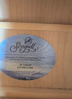 Prodám kytaru Seagull S6 Original + obal - 10