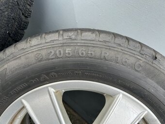 Alu kola R16 5x112 + Zimní pneu 205/65/16C Nokian, Semperit - 10