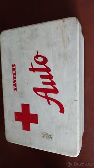 Retro autolékárničky,nádoby na mléko, košík - 10