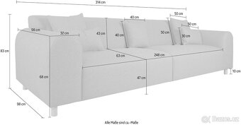 Nová kvalitní značková XXL pohovka Svennis. Sleva 50% - 10