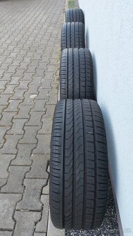 Alu kola 5x100 r17 originál vw polo letní pneu - 10
