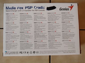 Svítící stojánek s reproduktory na PSP - NOVÝ - 10