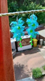 Plastové náušnice bižuterie - 10