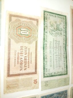 SESTAVA BANKOVEK 1-1000 K, 40. LÉTA, VŠE NEPERFOROVANÉ - 10