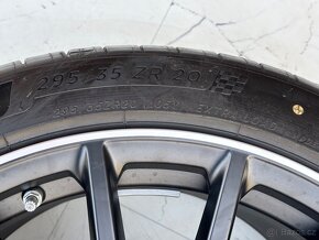 Letní sada Alu Kola Černý mat Mercedes R20 5x112 Originál - 10