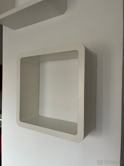 Sada 4 čtvercových polic - 10