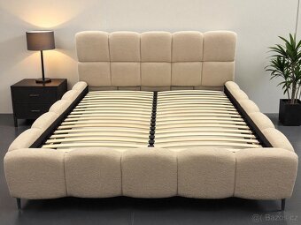 Manželská postel , uplne nový . Bezový  | 180x200 - 10