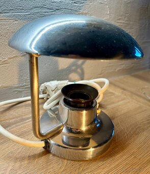 Stará chromovaná lampa stolní NAPAKO typ 1195 TOP kousek - 10