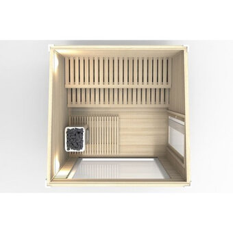 Sauna Marivox, venkovní finská sauna, zahradní sauna - 10