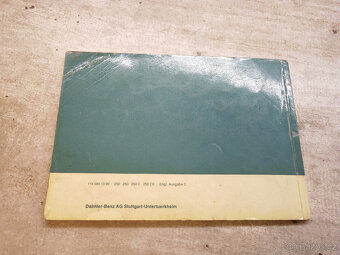 Návod k obsluze Mercedes-Benz W114/W115 (originál), anglicky - 10