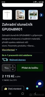 Nový slunečník _-__-rozmery u fotek - 10