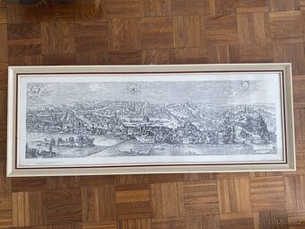 Sadelerův prospekt - dva obrazy Prahy 1606 - 10