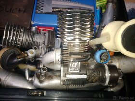 RC 1/8 motory NITRO 3,5 ccm - funkční - 10
