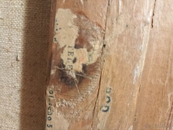 Obraz ,olej ,plátno .Motiv z Olomouce . - 10