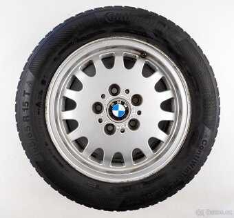 BMW 3 E36 - Originání 15" alu kola - Zimní pneu - 10