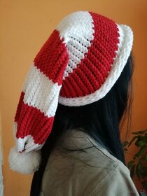 Nová pletená mega dlouhá čepice - 10