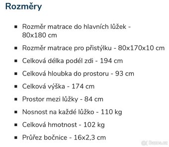 Patrová postel pro 3 - 10