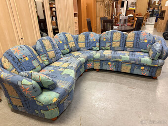 Rohová pohodlná sedací souprava - 10