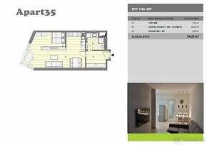 Pronájem bytu 1+kk 54 m², Ostrava Nova Karolina - 10