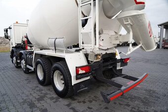 SCANIA P 410 XT 8x4 domíchávač PUTZMEISTER 9cbm - 10