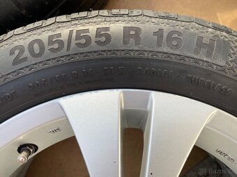 Alu kola 5x100.r16.Letni pneu 205/55/16. Škoda,Vw,Audi,Seat. - 10