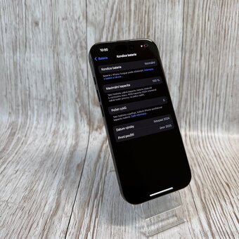 iPhone 16 Pro 128GB, černý, eSIm,100% baterie (rok záruka) - 10