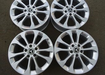 Disky originál Mercedes 17", rozteč 5x112,ET 38, šíře 6,5J - 10
