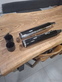 Harley Davidson výfuky + koncové manžety REREZVOVANO - 10