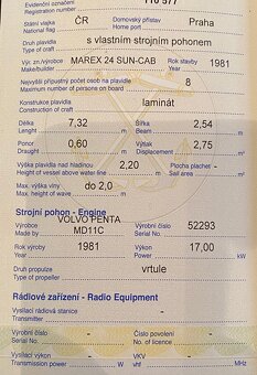 Obytná loď Marex - 10