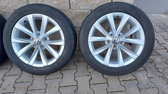 Alu kola 5x112 r17 letní pneu vw passat b7 alltrack - 10