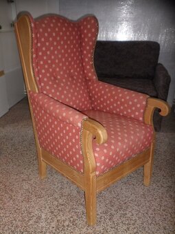 Rustikální sedačka + 2 křesla - 10