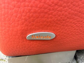 LUXUSNÍ ZNAČKOVÉ   KOŽENÉ  ITALSKÉ KŘESLO NATUZZI - 10