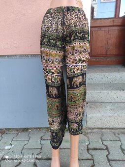 Dámské krepové kalhoty Indie - 10